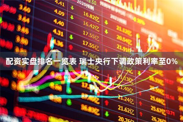 配资实盘排名一览表 瑞士央行下调政策利率至0%